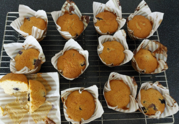 Blauwebessen muffins