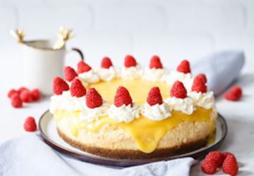 Lemoncurd cheesecake