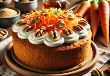 Suikervrije worteltaart