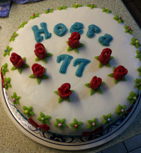 Bakkerij, gebak – Verjaardag oma 77 jaar