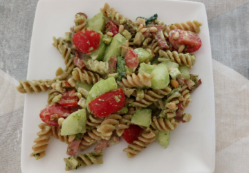 Pastasalade met kip