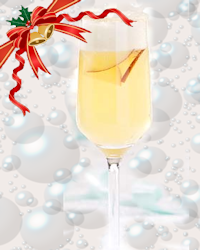 Cocktail, alc – Kerstcava-met-rum-en-appel