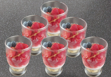 Cheesecake-glaasje
