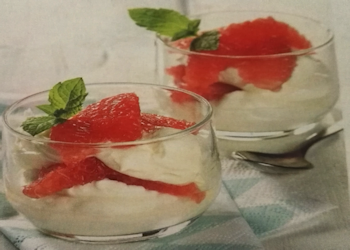 Desserts – Lactosevrije-Pompelmoesdessert