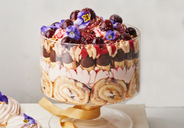 Trifle met hazelnootmousse…