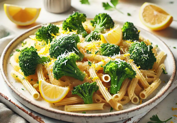 Pasta citroensaus & broccolini