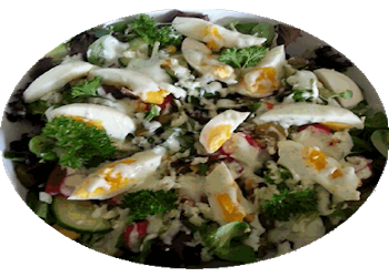 Hoofdgerechten, salade – Frisse-lentesalade