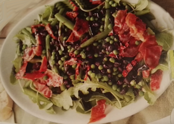 Hoofdgerechten, salades – Lauwwarme-bonensalade