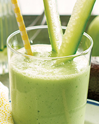 Komkommer-avocado smoothie