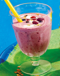 Smoothie – Muesli-yoghurt-rood-fruit
